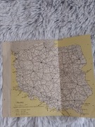 mapka Polski z 1974