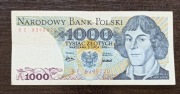1000 zł z 1975r. seria BE