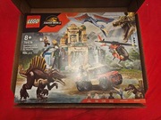 LEGO 76976 Jurassic World - Powietrzna misja z kecalkoatlem i spinozaurem