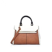 River Island Piękna Torebka Kuferek Karmelowa Vintage y2k Brown Bag