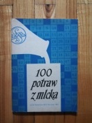 książka "100 potraw z mleka" 