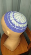L.KS-302 Nowa jarmułka kipa Izrael żyd handmade