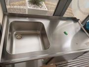 Zlew jednokomorowy stal nierdzewna 