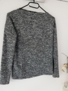Szary krótki sweterek Reserved rozmiar S 