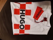 Bluzka T-shirt Hugo Boss biała S-M