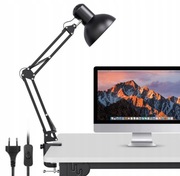 Lampa Kreślarska Lampka Biurkowa E27 Regulowana Szkolna Nocna LED na Biurko