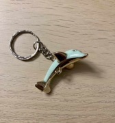 Brelok breloczek delfin seledyn miętowy 