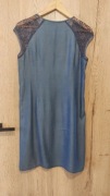 sukienka jeans delikatna koronka Reserved 38 wygodna basic luźna lekka
