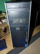 HP Z400, Chłodzenie wodne, Xeon 8 x 3.20GHz, 16GB RAM, Radeon R9 270x