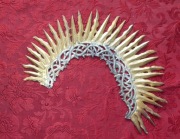 SREBRO 800 BAROK XVII W KORONA CIERNIOWA Z PROMIENIAMI