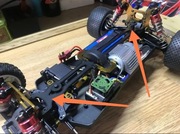 Wzmocnienie środkowe do modelu WLtoys 104001,104002 