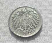 Niemcy Cesarstwo Wilhelm II 5 pfennig fenigów 1917 D München Bawaria KM#19