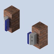Podstawa uchwyt na fotokomórkę PUPILLA BENINCA - montaż boczny