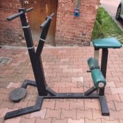 Skośne brzucha Twister 2w1 Siedzac Stojac HES