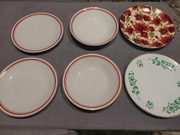 Zestaw 24 Starych różnych Talerzy 