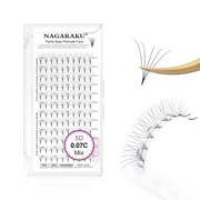 Nagaraku Prefabrykowane rzęsy wachlarzowe 5D, 120 kępek