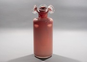 Wazon huta szkła Tarnowiec. Jerzy Słuczan-Orkusz. Pudrowy Róż. PRL