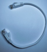 Kabel Ethernet RJ45 0,3 metra Cat. 6, biały