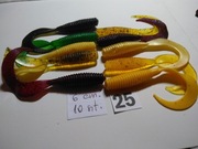 Przynęty gumowe -twistery 10 szt.
