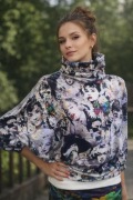 Bluza damska z rękawami typu motyl
