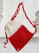 Torba nerkowa z karabińczykami z Pinteresta "Polska", ręczne robiona 