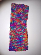 opaska tęczowa damska unikat handmade