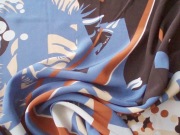 TULLO -  Piękna chustka -  JEDWAB 