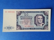 20 ZŁ 1948 SER KC UNC PIĘKNY