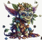 Drewniane puzzle „Skrzat”