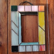 Witrażowa ozdobna ramka do zdjęć 