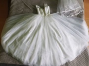 suknia ślubna sukienka do ślubu rozkloszowana tiul