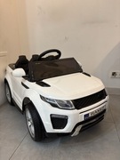 Samochód na akumulator Rapid Racer biały elektryczny pojazd dla dzieci