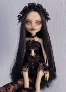 monster high lalka skelita g3 ooak custom repaint