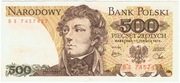 500 złotych zł 1979 seria BS Szparło L3