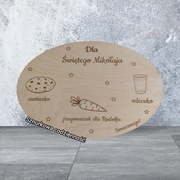 Talerzyk tacka dla Świętego Mikołaja 