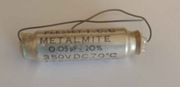 Kondensator PIO 50nF (47nF) / 350V TCC Audio NOS