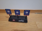 Tarcza Cel x3 do Strzelania Elektroniczna Strzelnica Liczy Punkty 3 Cele