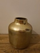 Złoty wazon Homla 18cm