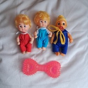 Laleczki mini z PRL 3 szt 