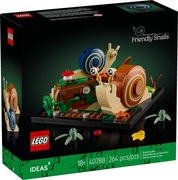 Nowe LEGO Ideas 40788 Przyjazne ślimaki, karton 10/10