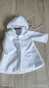 Płaszczyk do chrztu bawełniany Czapka 56