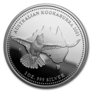 Moneta Kookaburra 2001 Proof 1 oz nakład 3241 szt. Australian Perth Mint 