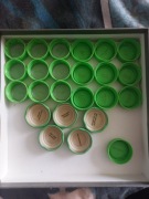 Kapsle zakrętki tymbark zestaw 24 sztuki