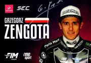 GRZEGORZ ZENGOTA - oryginalny autograf A5