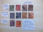 10szt. znaczki seria Mi D16 odcień Niemcy 1920r. DIENST Rzesza CYFRY Reich
