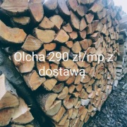 drewno kominkowe  olcha dąb topola mieszanka