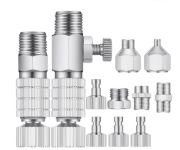 11x Adaptery Węża Aerografu Złącze Nierdzewne