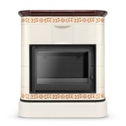 Piec kominek piecyk koza kaflowy ceramiczny obudowa kominkowa SICILIA