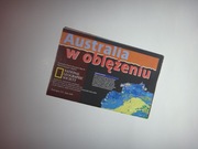 AUSTRALIA W OBLĘŻENIU - MAPA AUSTRALII - national geographic - mapa, poster