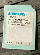 Siemens Karta Pamięci MMC 2MB | S7-300 | 6ES7 953-8LL31-0AA0